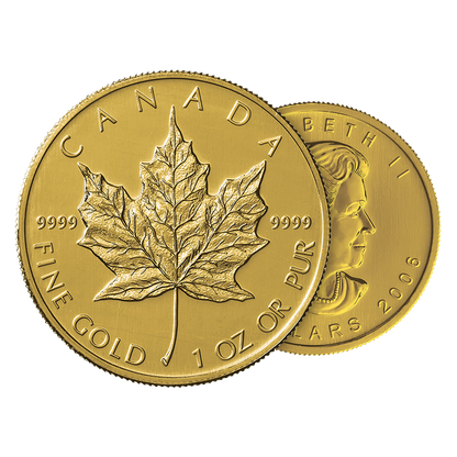 1 oz Gold Maple Leaf Coins