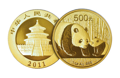 1 oz Gold Panda Coins