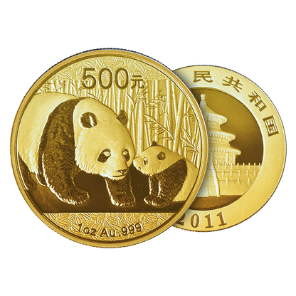1 oz Gold Panda Coins