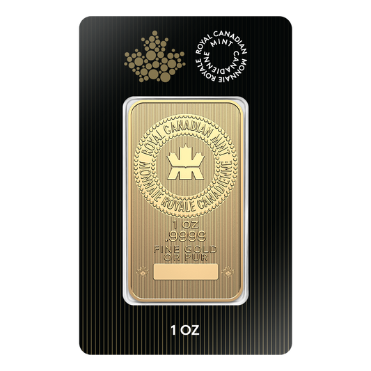 1 oz Gold Bar - Royal Canadian Mint