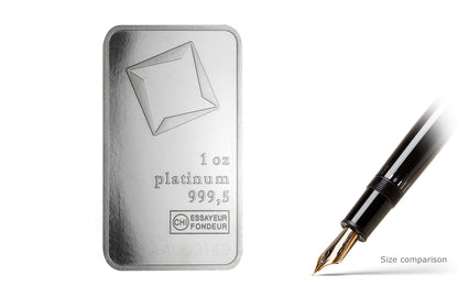 Buy 1 oz Platinum Valcambi Suisse Bars