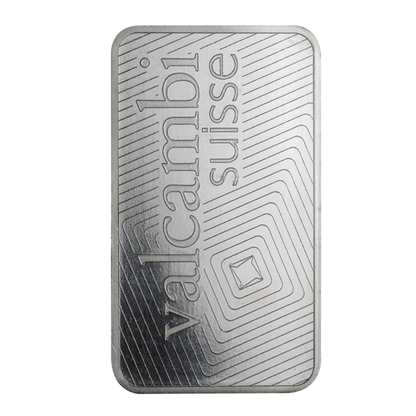 1 oz Platinum Valcambi Suisse Bars