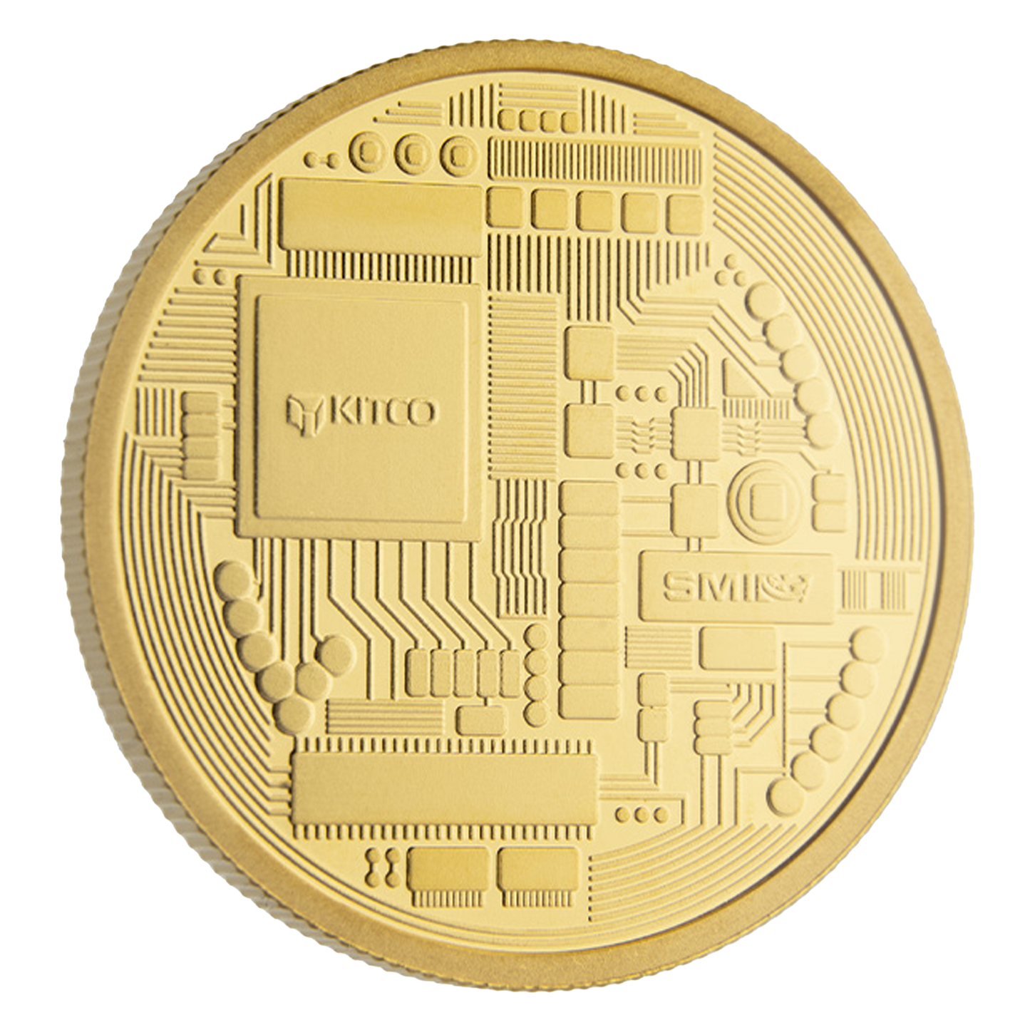 Buy 1 oz Pure Gold Bitcoin Round .9999
