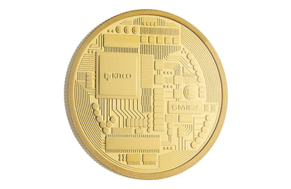 Buy 1 oz Pure Gold Bitcoin Round .9999