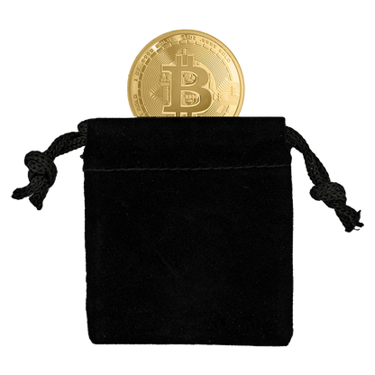 Buy 1 oz Pure Gold Bitcoin Round .9999