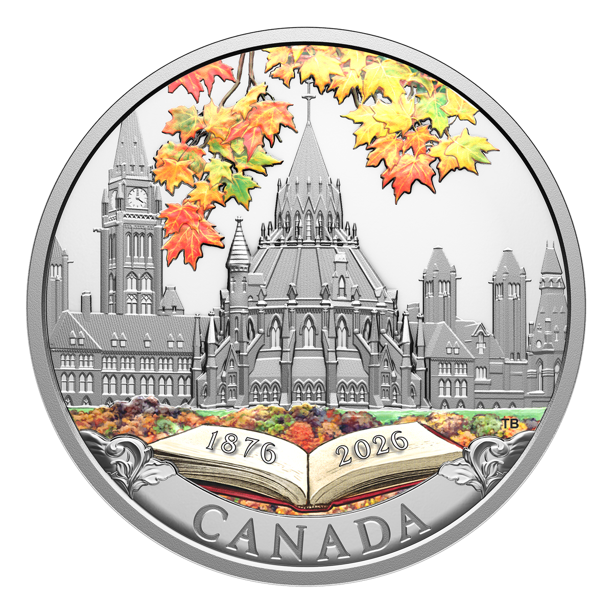 Buy 1 oz Silver 150th Anniversary of the Library of Parliament Coin (2026)