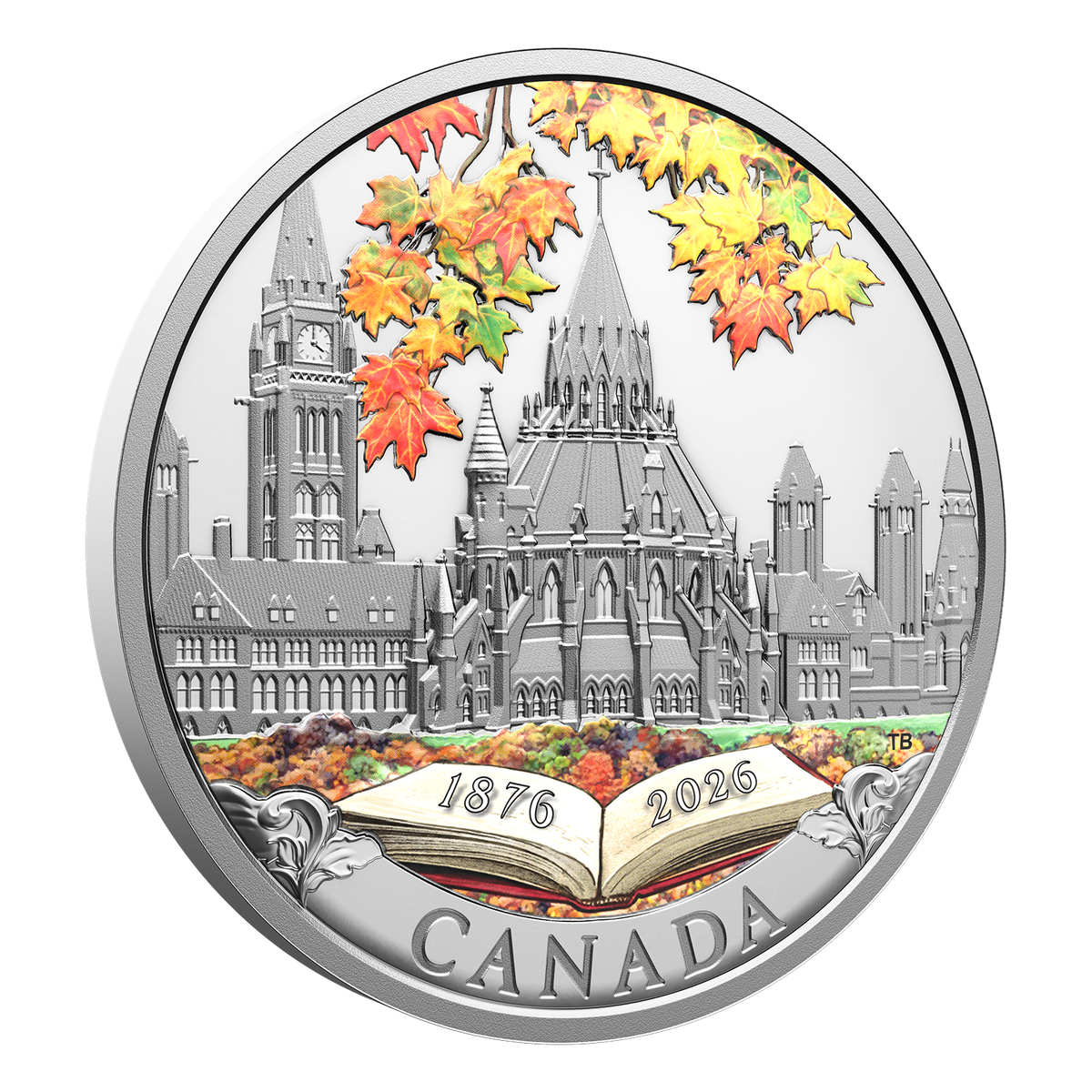 Buy 1 oz Silver 150th Anniversary of the Library of Parliament Coin (2026)