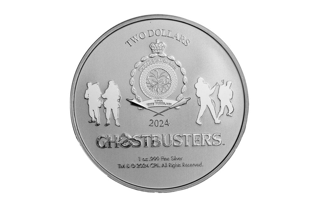 Buy 1 oz Silver 40th Anniversary Ghostbusters® Coin (2024)