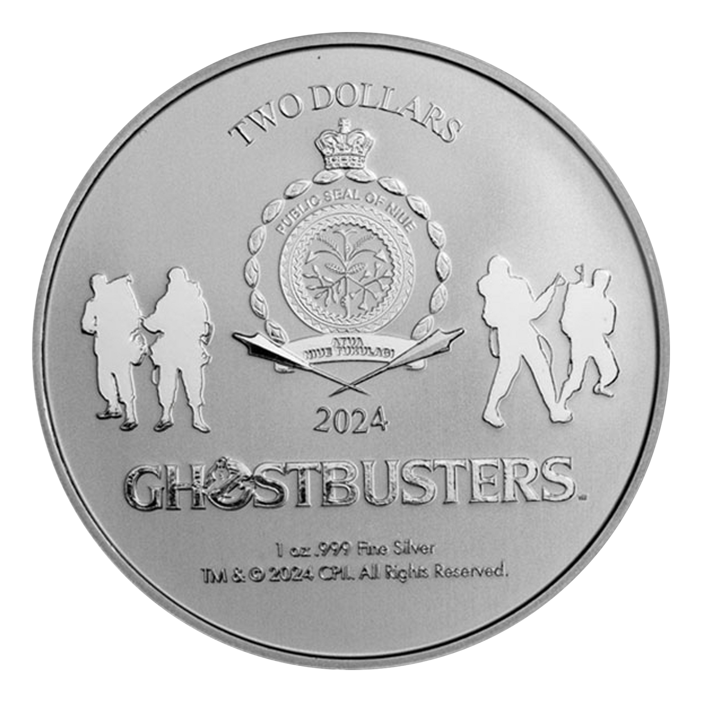Buy 1 oz Silver 40th Anniversary Ghostbusters® Coin (2024)