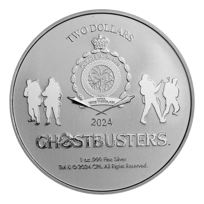 Buy 1 oz Silver 40th Anniversary Ghostbusters® Coin (2024)