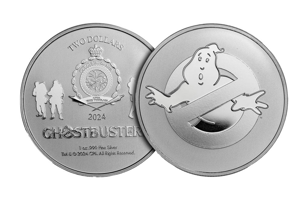 Buy 1 oz Silver 40th Anniversary Ghostbusters® Coin (2024)