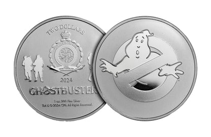 Buy 1 oz Silver 40th Anniversary Ghostbusters® Coin (2024)