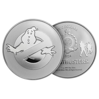 Buy 1 oz Silver 40th Anniversary Ghostbusters® Coin (2024)
