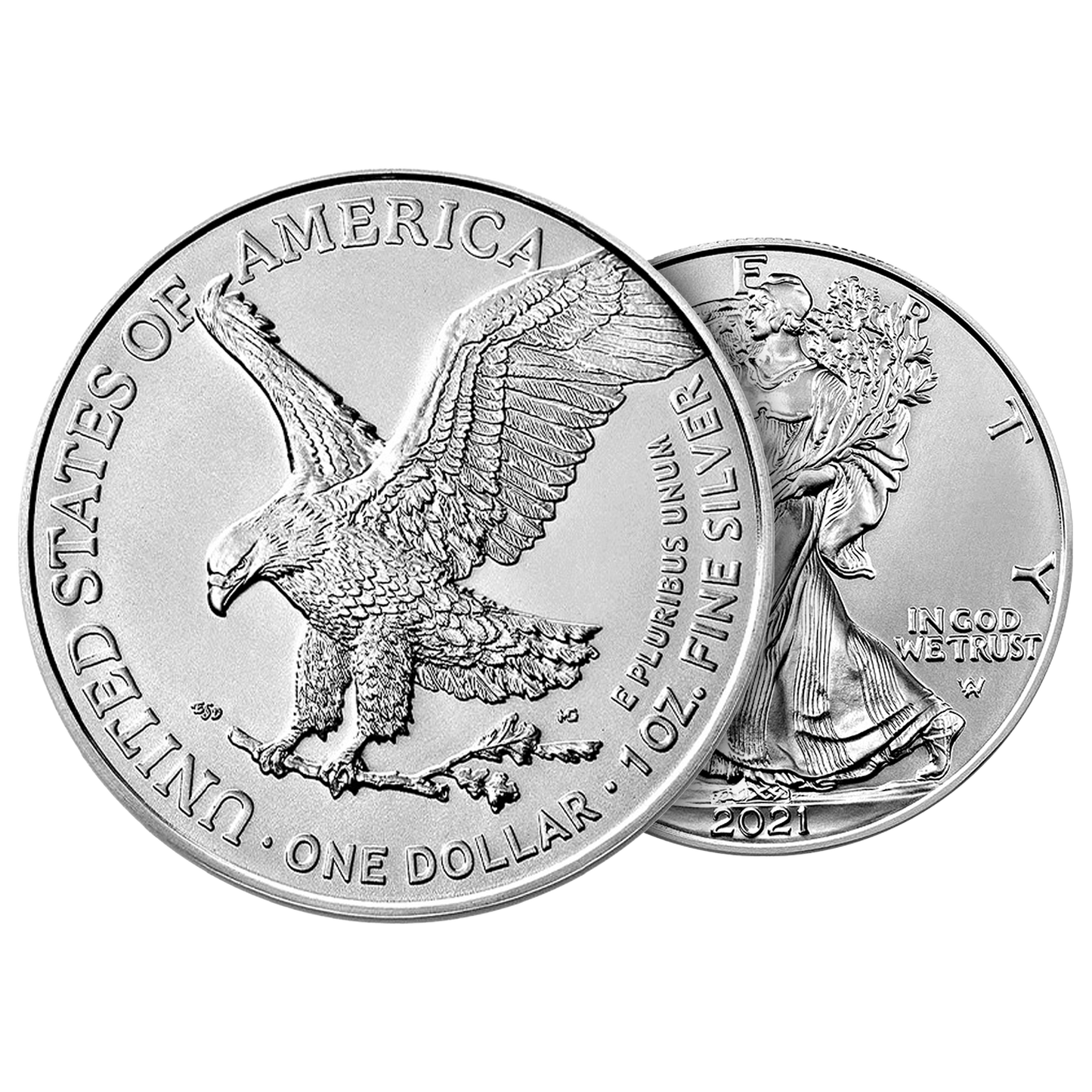 Silver American Eagle Coins (New Design - Mid 2021 and later)