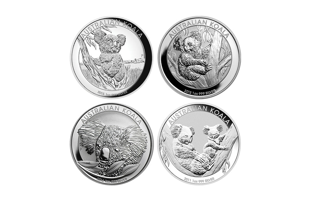 1 oz Australian Silver Koala Coins (Random Year)