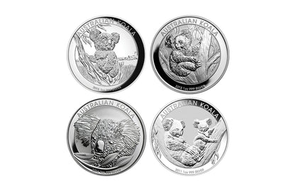 1 oz Australian Silver Koala Coins (Random Year)