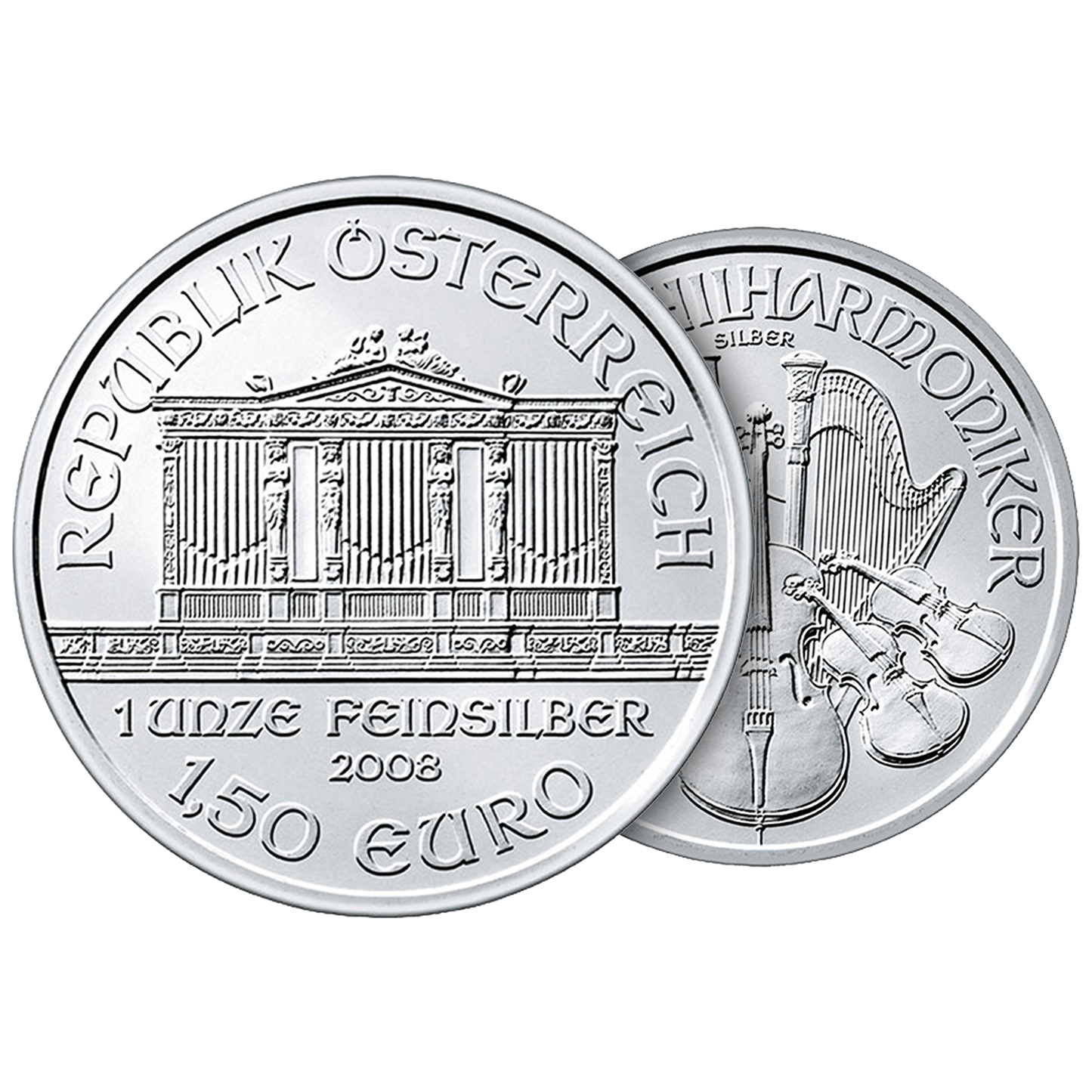 1 oz Silver Philharmonic Coins