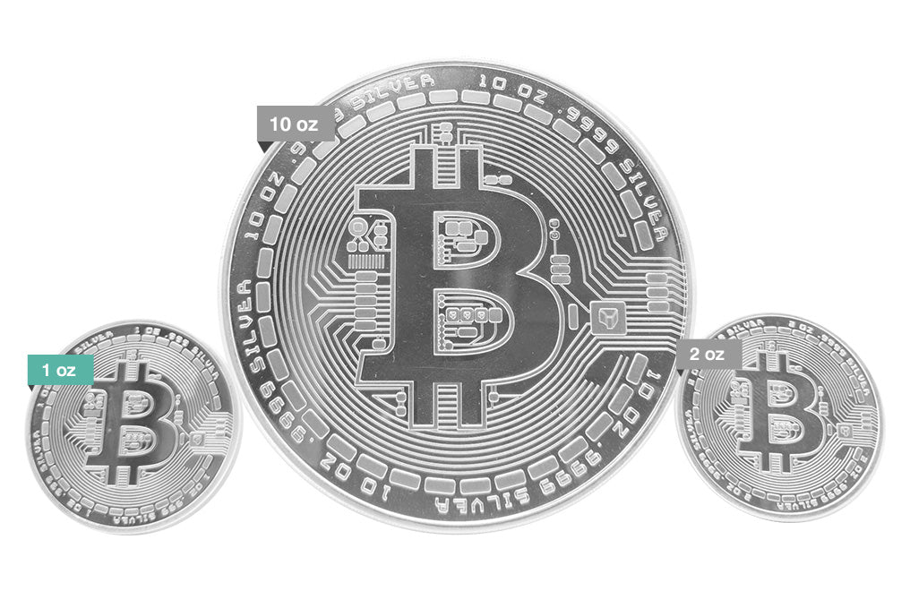 Buy 1 oz Silver Bitcoin Round .999