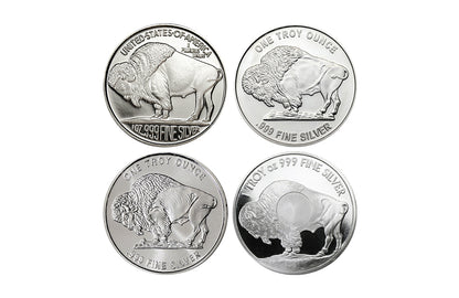 1 oz Silver Buffalo Rounds (Various Mints)
