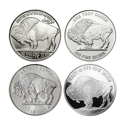 1 oz Silver Buffalo Rounds (Various Mints)