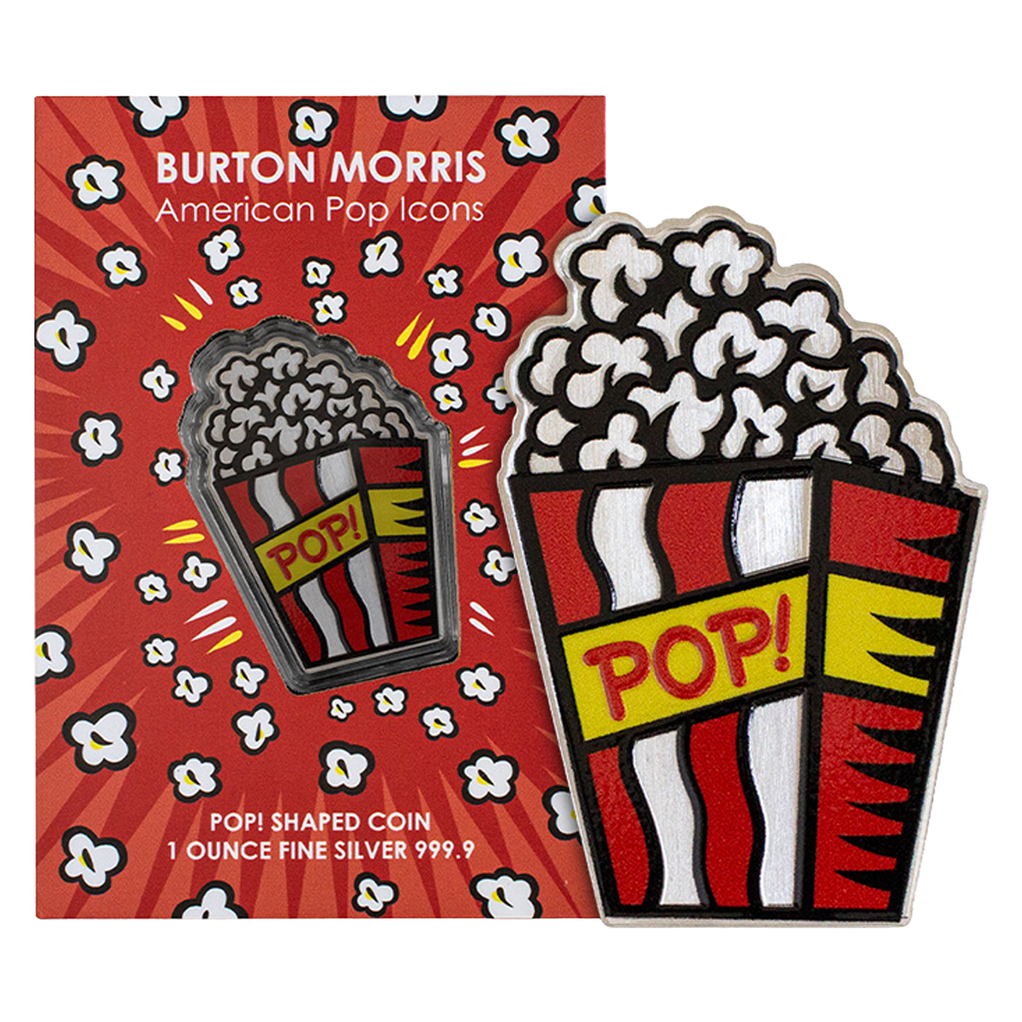 Buy 1 oz Silver Burton Morris Pop! Coin (2023)