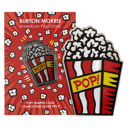 Buy 1 oz Silver Burton Morris Pop! Coin (2023)