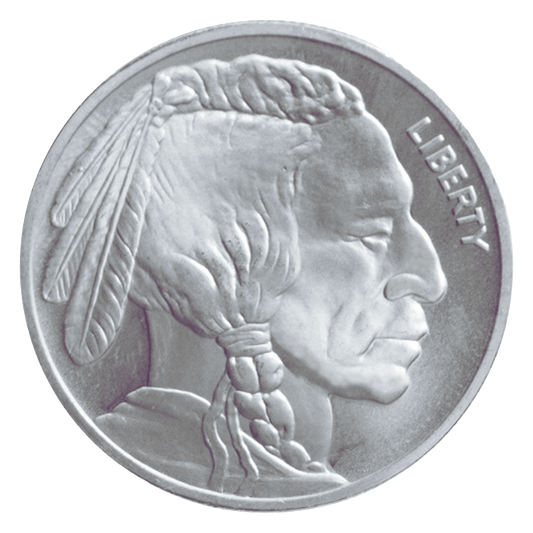 Silver 1 oz Buffalo Rounds (Brilliant Uncirculated)