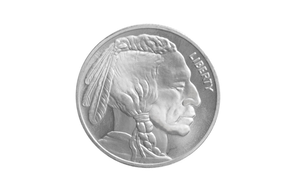 .9999 Fine Silver 1 oz Buffalo Rounds (Brilliant Uncirculated)