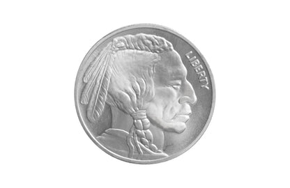 .9999 Fine Silver 1 oz Buffalo Rounds (Brilliant Uncirculated)