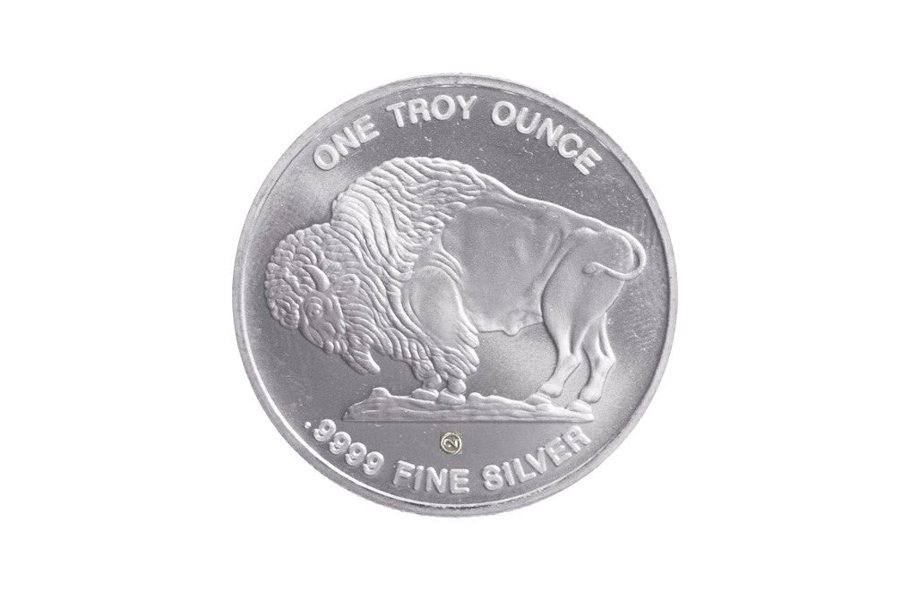 .9999 Fine Silver 1 oz Buffalo Rounds (Brilliant Uncirculated)