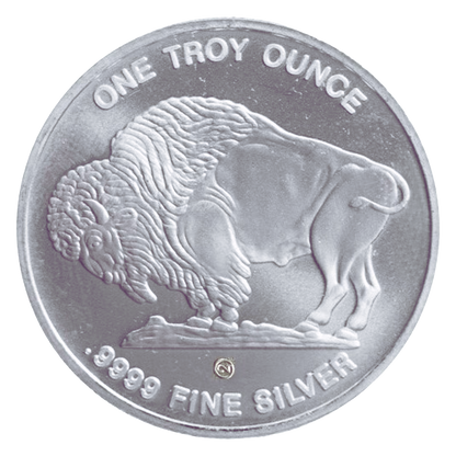 .9999 Fine Silver 1 oz Buffalo Rounds (Brilliant Uncirculated)