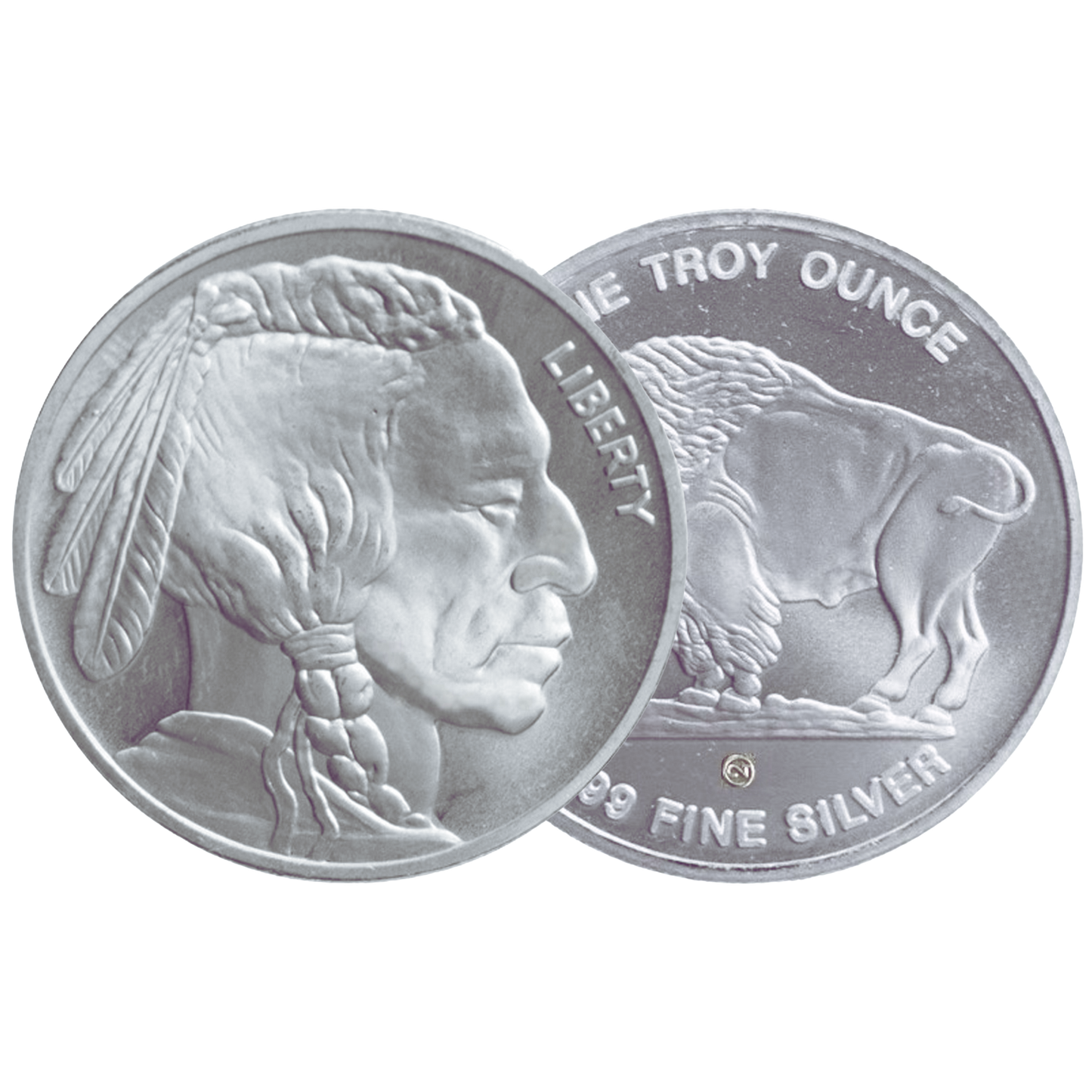 .9999 Fine Silver 1 oz Buffalo Rounds (Brilliant Uncirculated)
