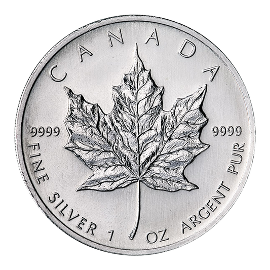 1 oz Canadian Silver Maple Leaf Coins