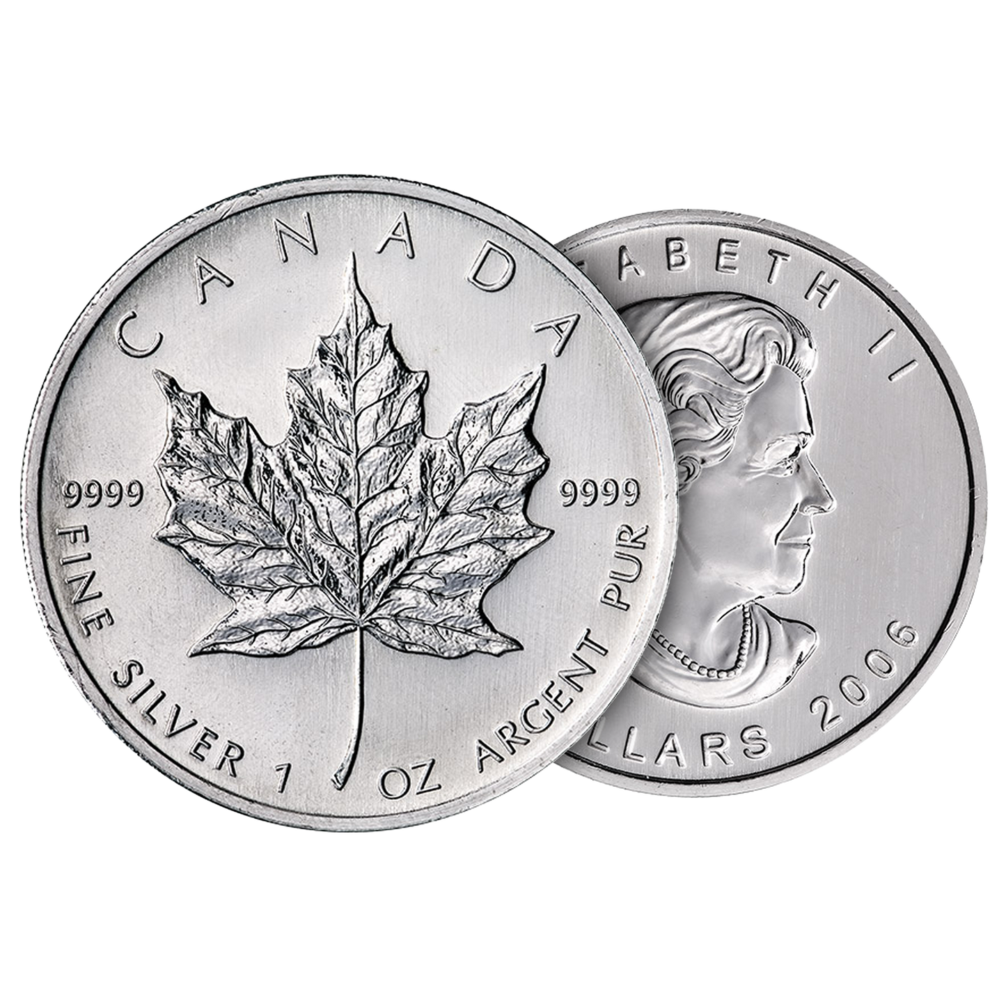 1 oz Canadian Silver Maple Leaf Coins