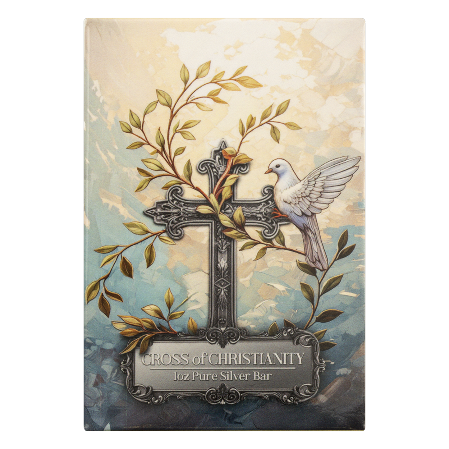 Buy 1 oz Silver Cross of Christianity Bar (2026)