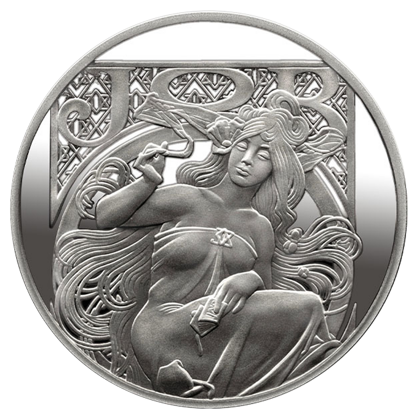 Buy 1 oz Silver Mucha JOB 1898 Proof Round