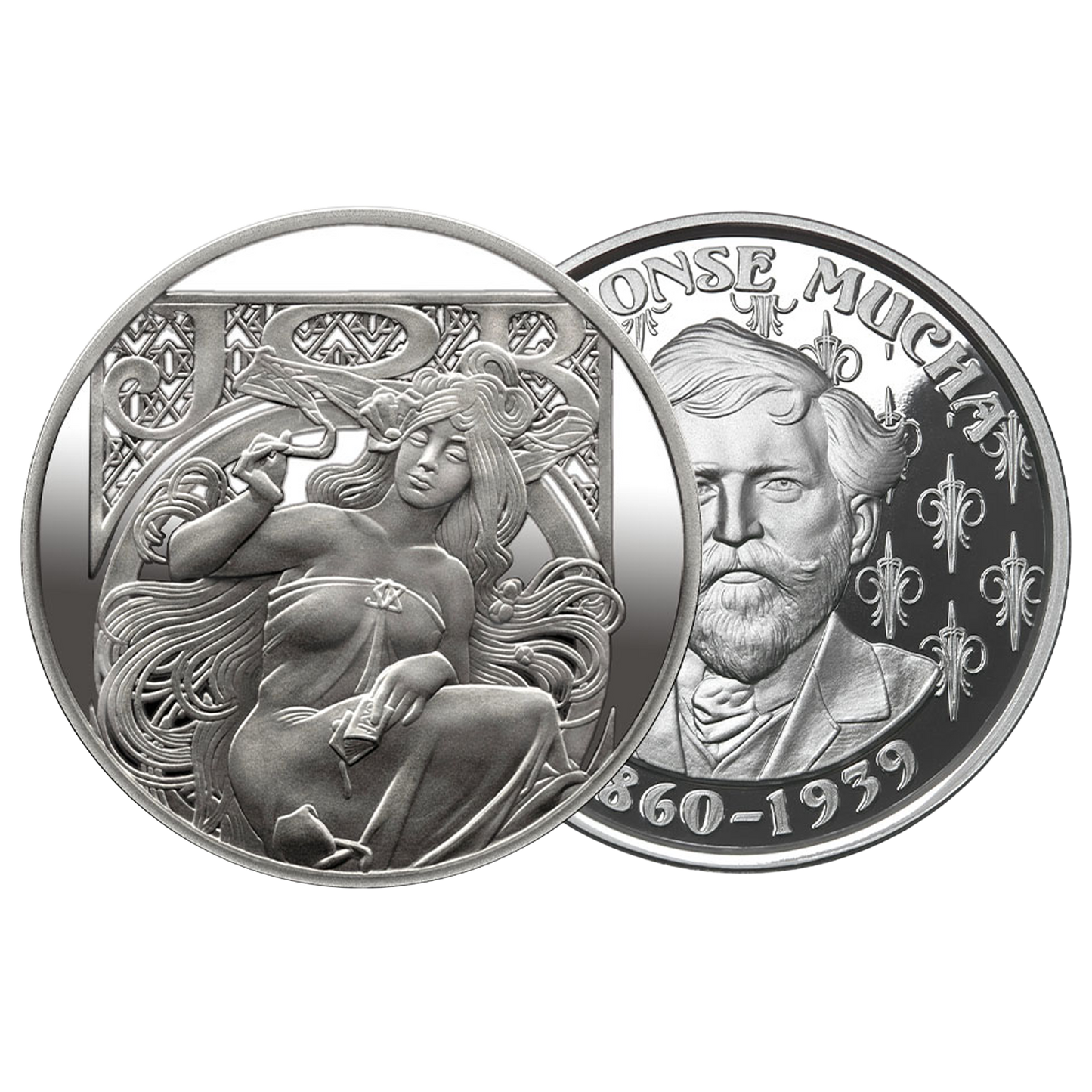 Buy 1 oz Silver Mucha JOB 1898 Proof Round