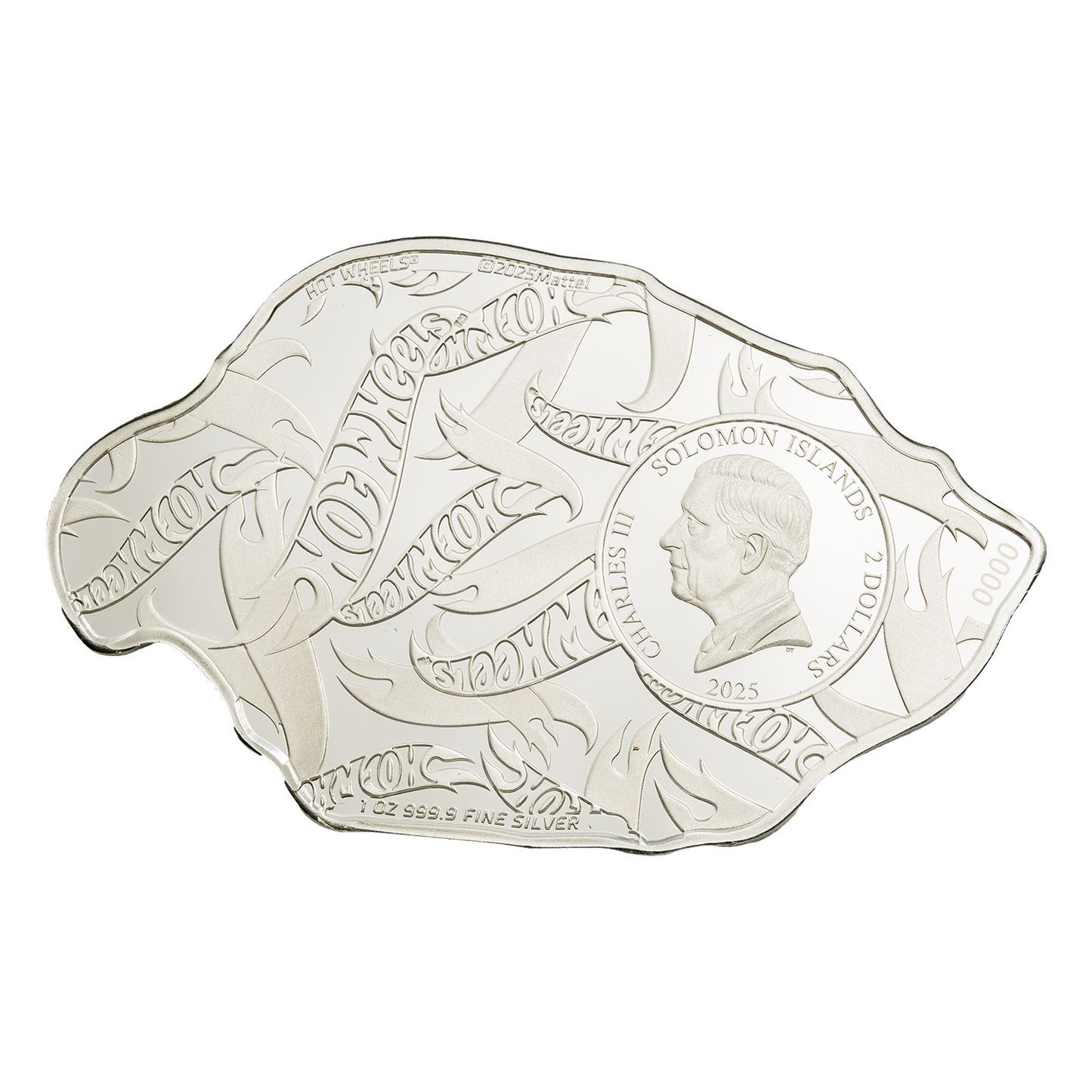 Buy 1 oz Silver PAMP Hot Wheels™ Burning Tire Coin (2025)