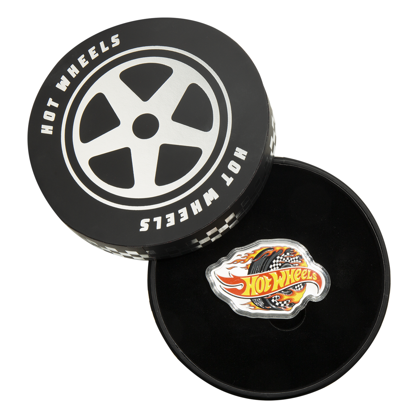 Buy 1 oz Silver PAMP Hot Wheels™ Burning Tire Coin (2025)