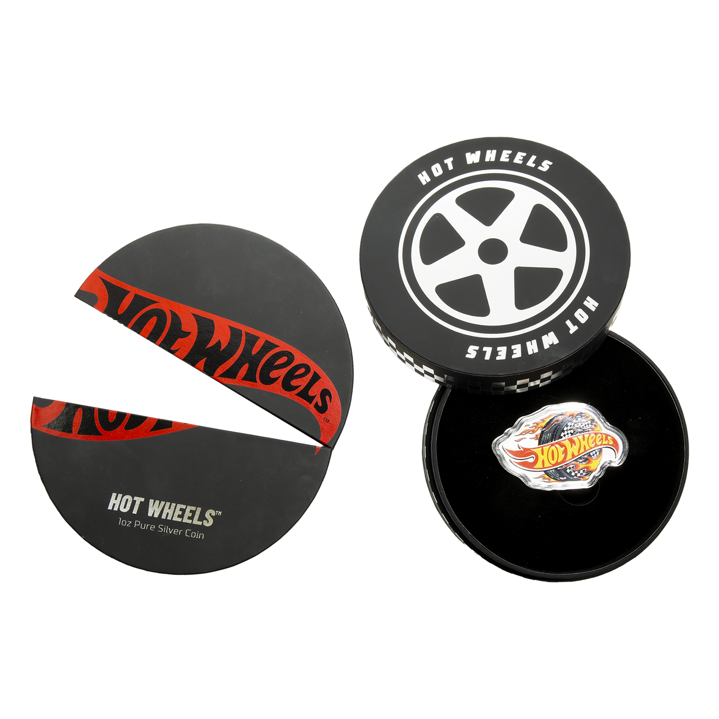Buy 1 oz Silver PAMP Hot Wheels™ Burning Tire Coin (2025)