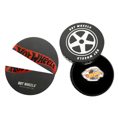 Buy 1 oz Silver PAMP Hot Wheels™ Burning Tire Coin (2025)