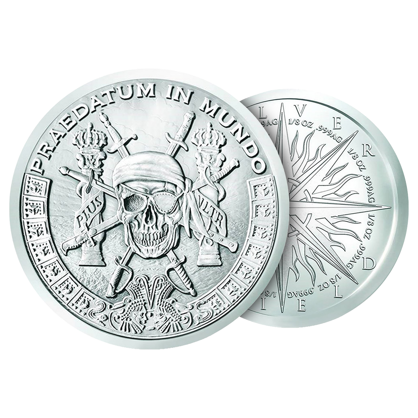 Buy 1 oz Silver Shield Pieces of Eight Round