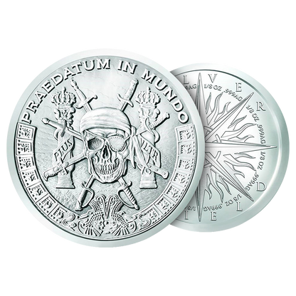 Buy 1 oz Silver Shield Pieces of Eight Round