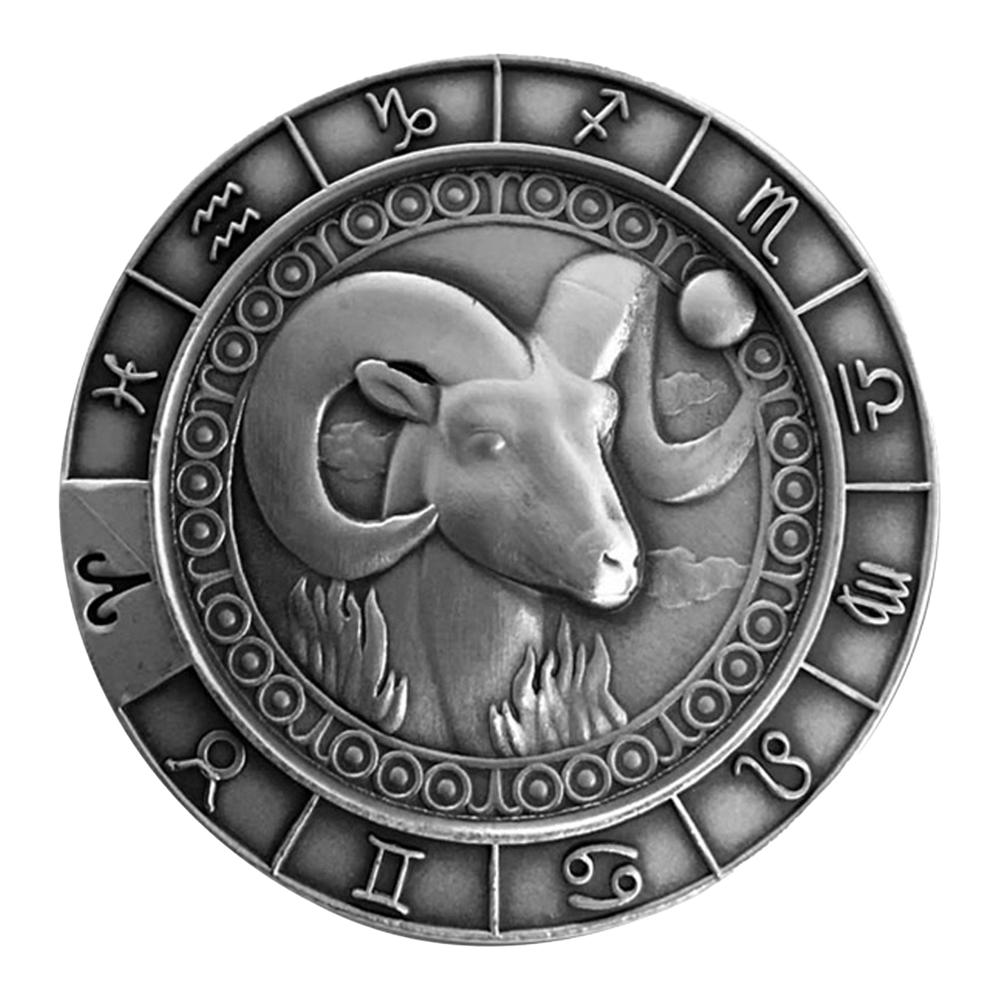 Buy 1 oz Silver Zodiac Aries Round