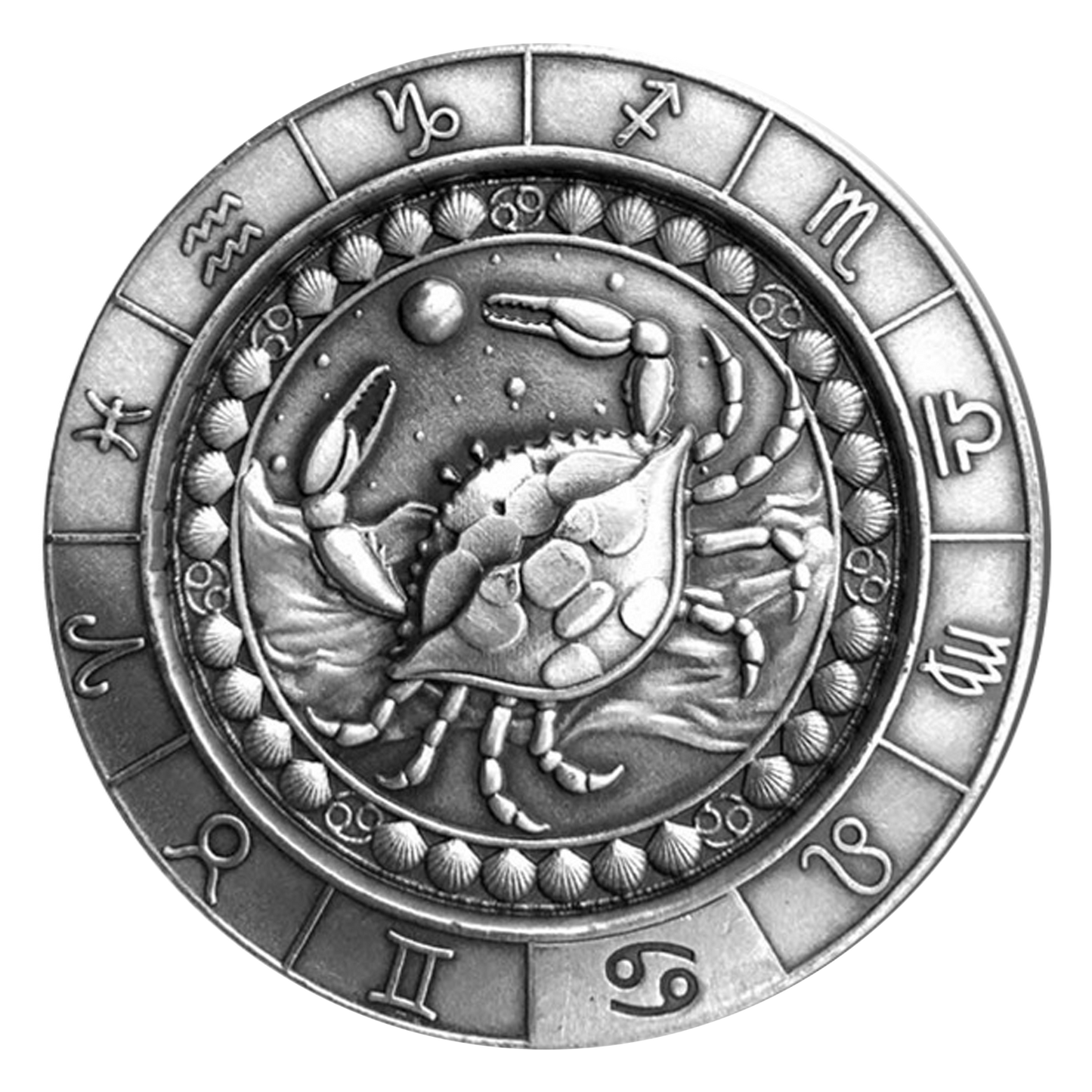 Buy 1 oz Silver Zodiac Cancer Round