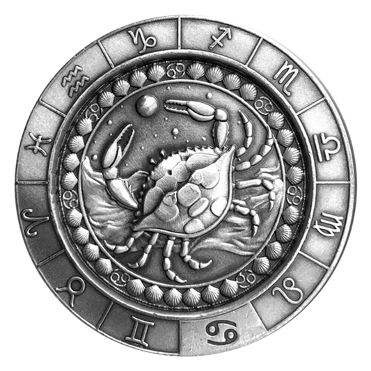 Buy 1 oz Silver Zodiac Cancer Round