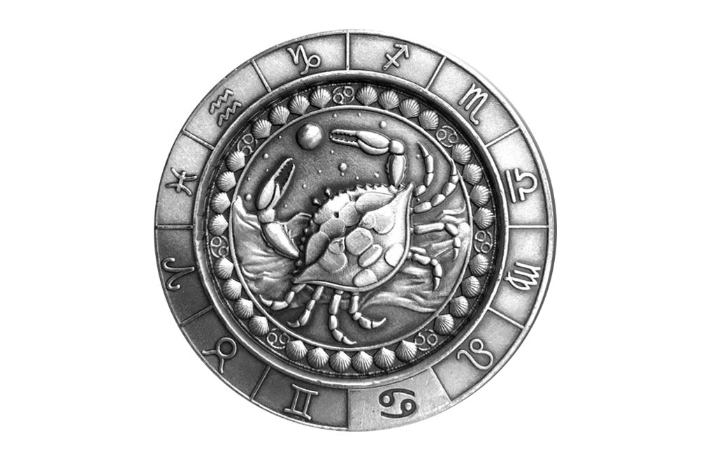 Buy 1 oz Silver Zodiac Cancer Round