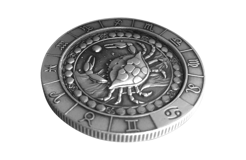 Buy 1 oz Silver Zodiac Cancer Round