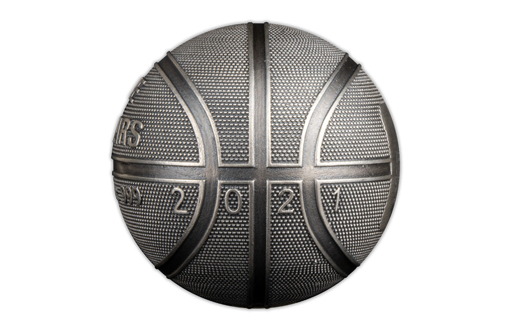 Buy 1 oz Silver Spherical Basketball Coin (2021)