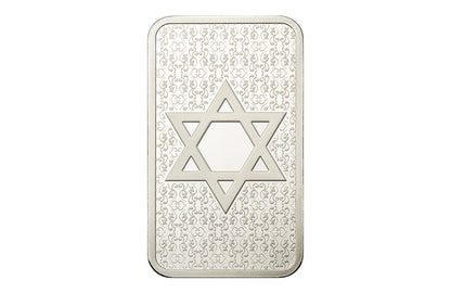 Buy 1 oz Silver Star of David Bar